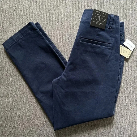 Banana Republic Authentic Chino Slim Fit Pant Size 0 - Picture 2 of 7